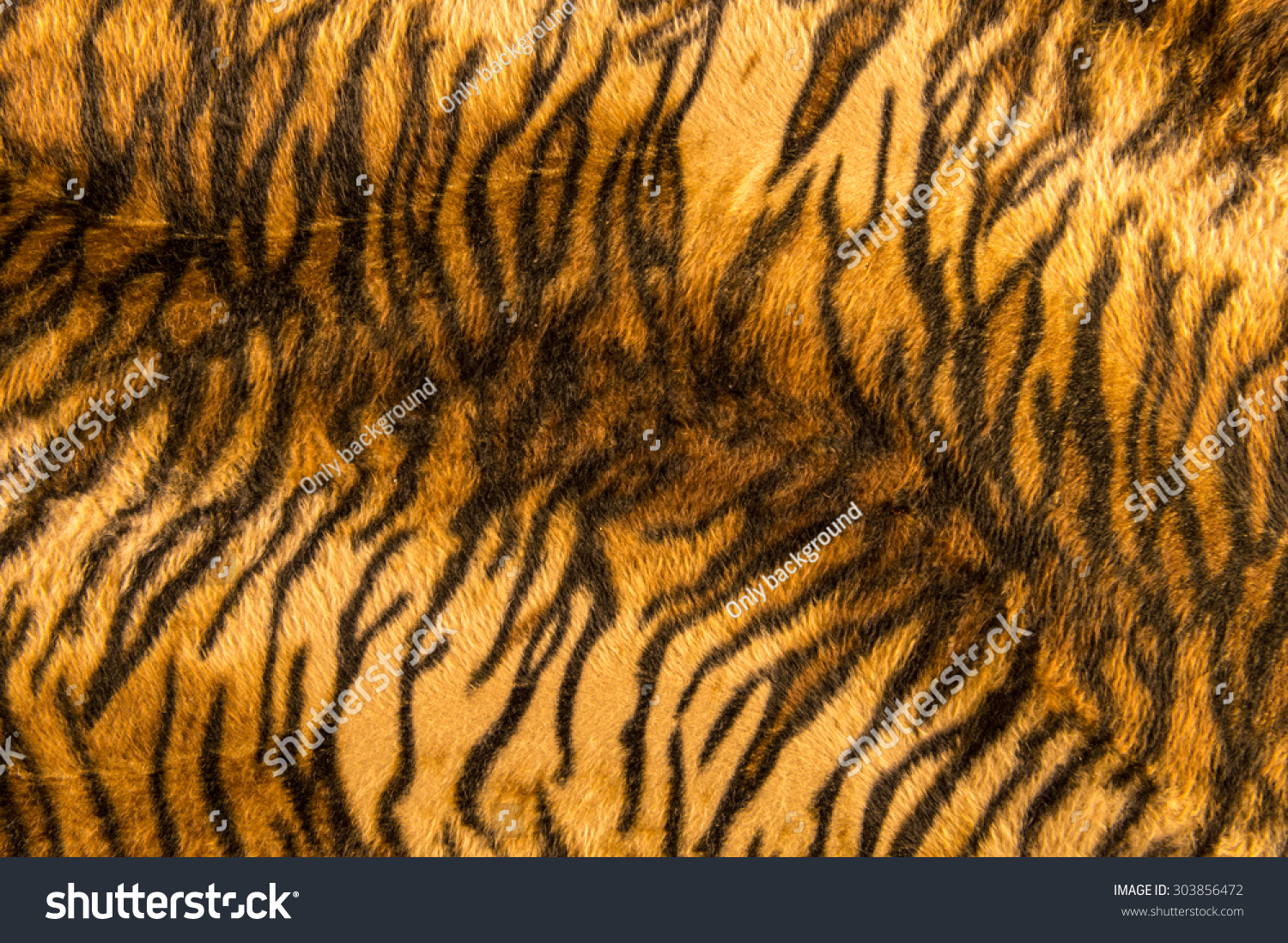 Beautiful Tiger Fur Pattern Texture Background Stock Photo 303856472 