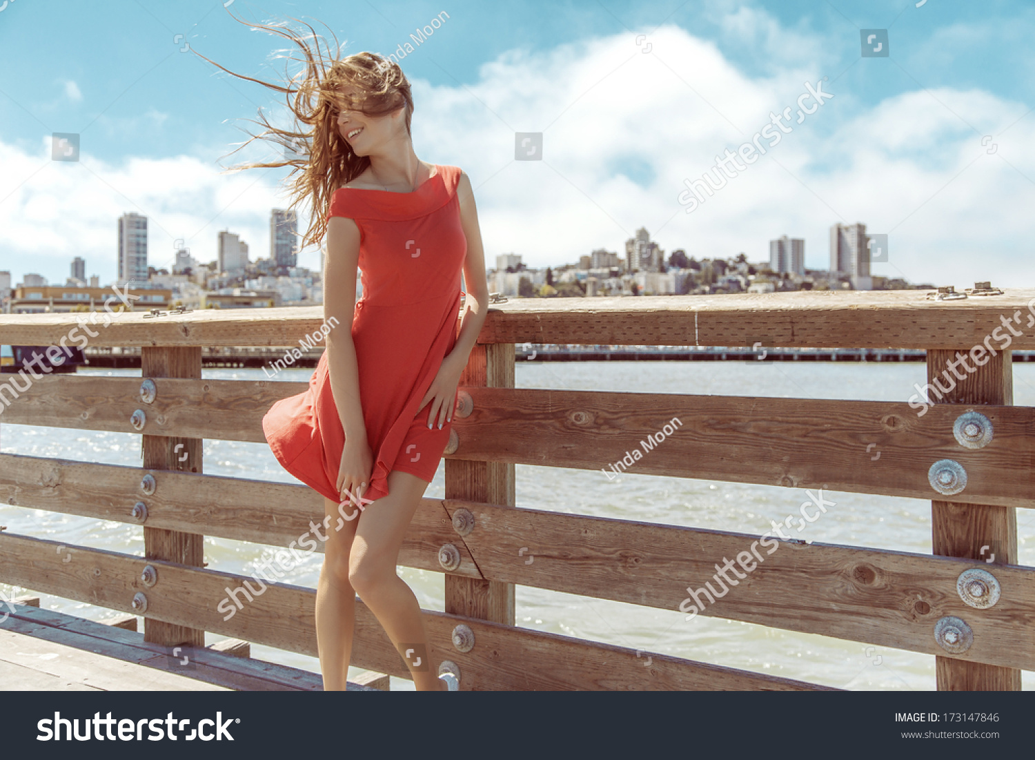 Beautiful Urban Woman, San Francisco Stock Photo 173147846 : Shutterstock