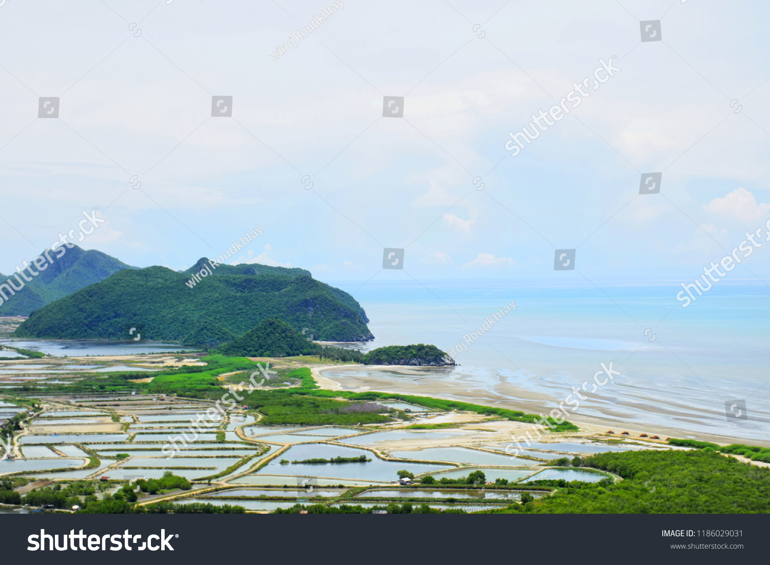 Beautiful Viewpoint Khao Sam Roi Yot Stock Photo Edit Now 1186029031