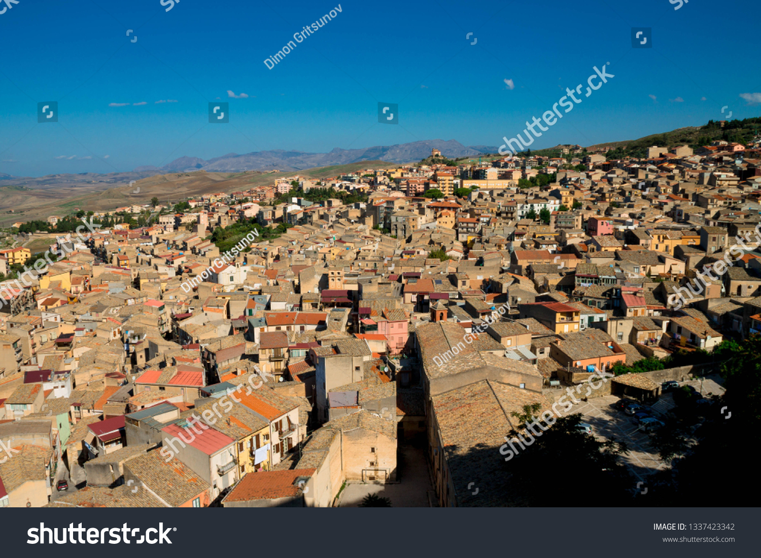 Beautiful Views Nature Italia Sicilia Corleone Stock Photo Edit Now