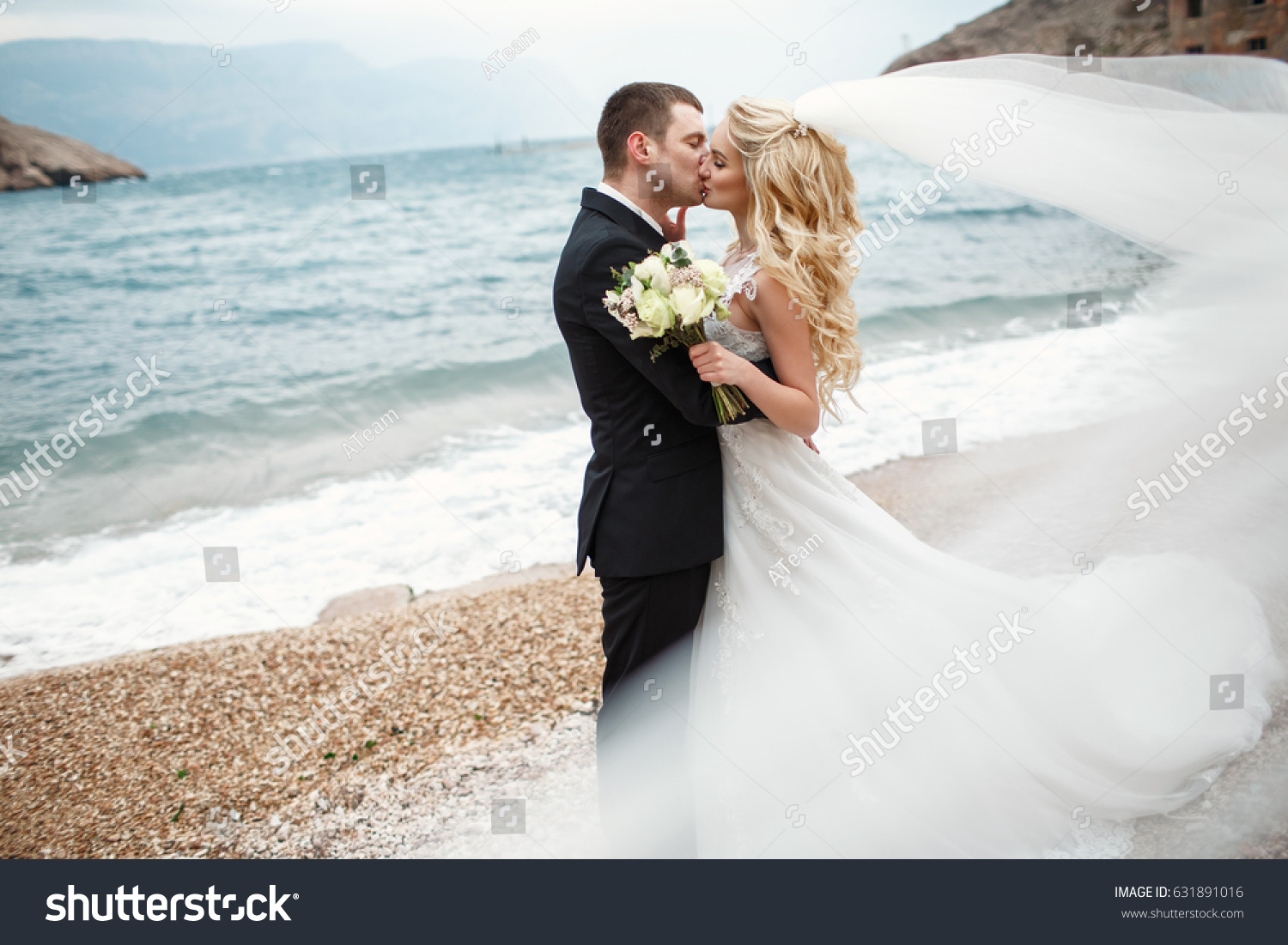 Beautiful Wedding Couple Bride Groom Wedding Stock Photo Edit Now