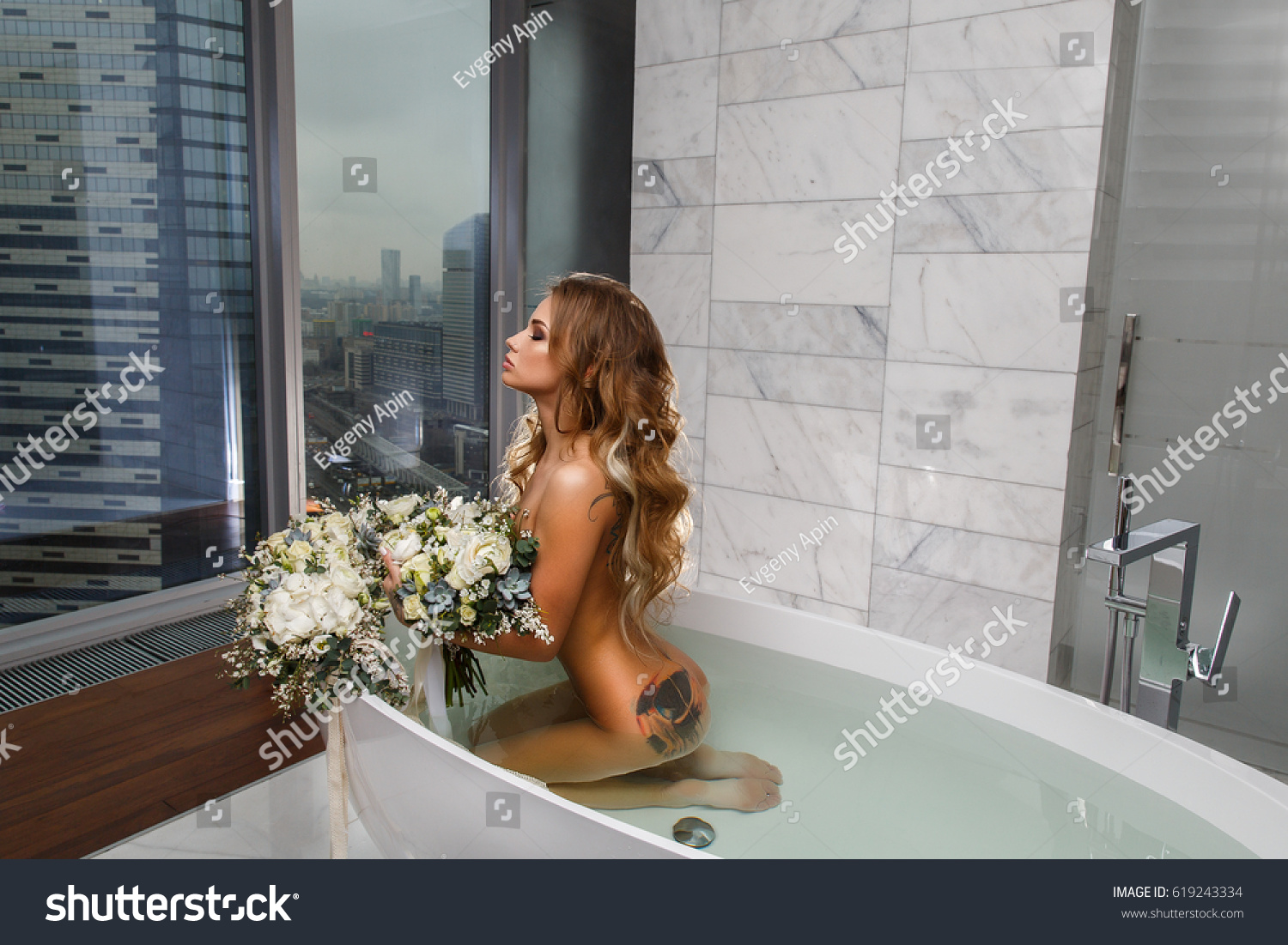 Wife in the bath