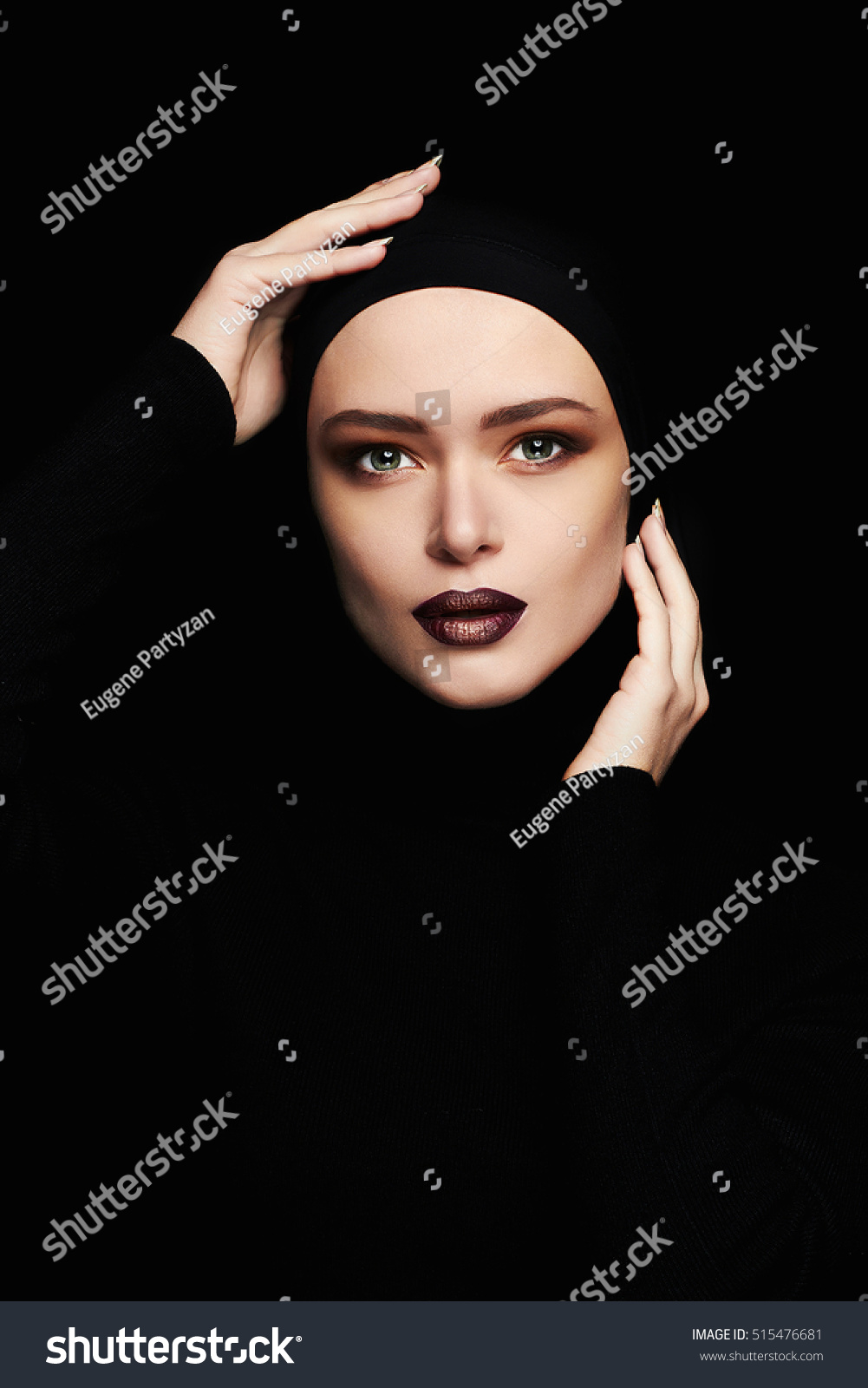 Beautiful Womanwoman Face Like Maskbeauty Girlwoman Stock Photo (Edit ...