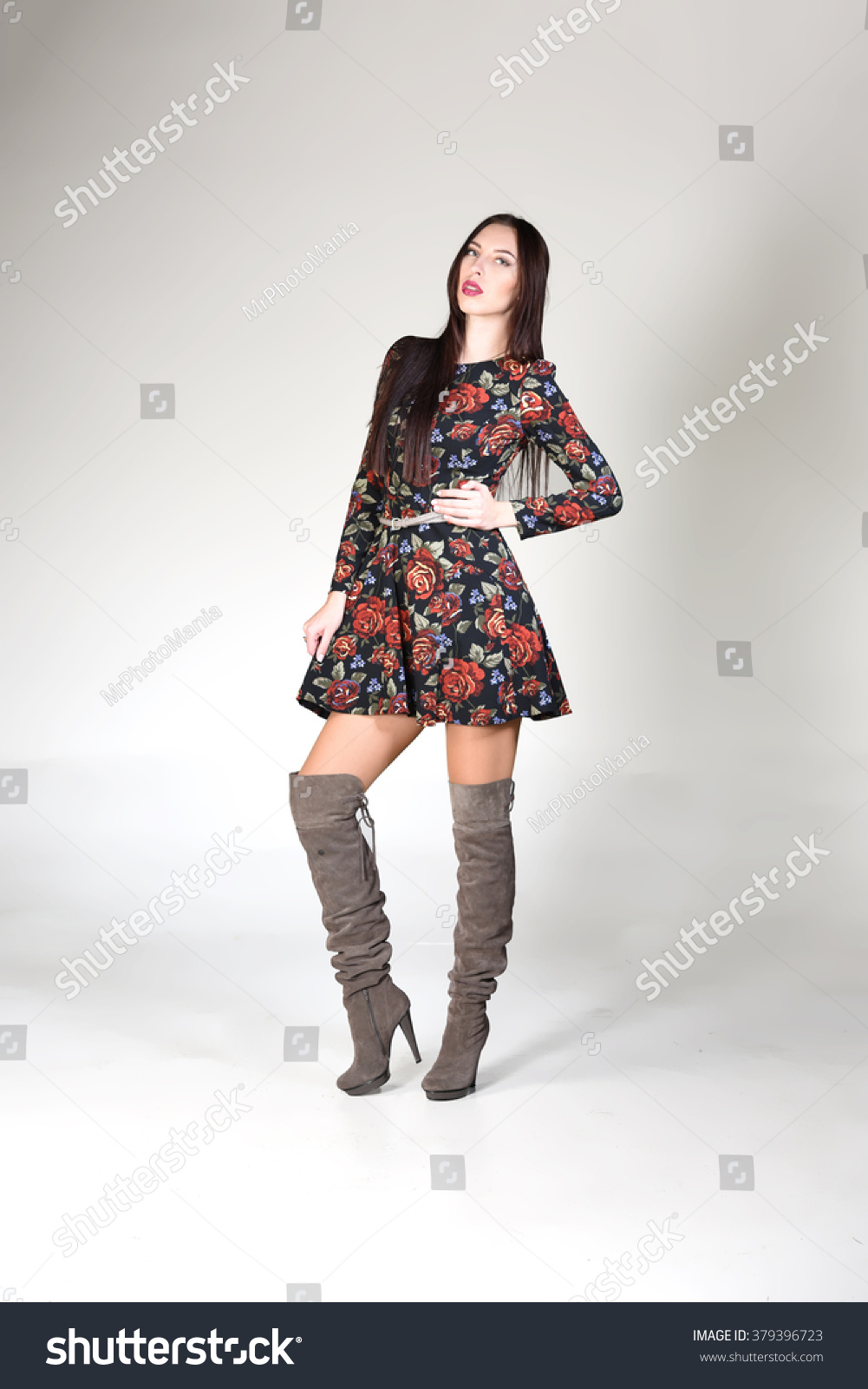 women in long boots