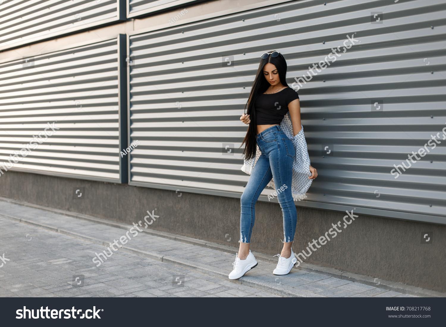 Black Shirt Jeans White Shoes Outlet Store Up To 54 Off