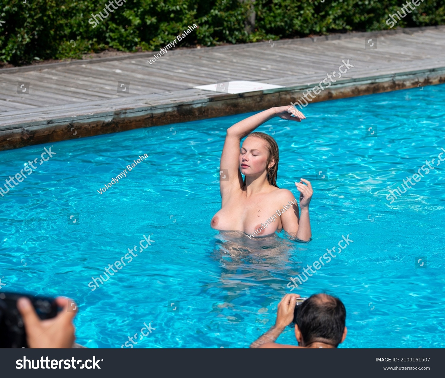 Naked In The Pool