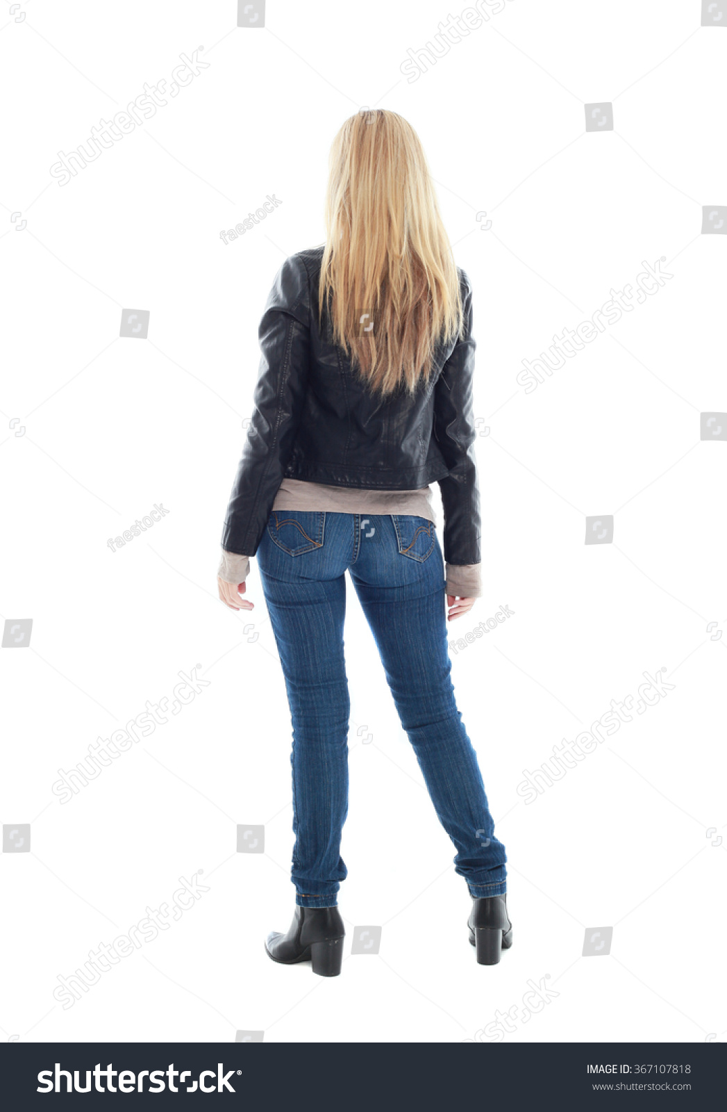 Beautiful Young Woman Long Blonde Hair Stock Photo Edit Now