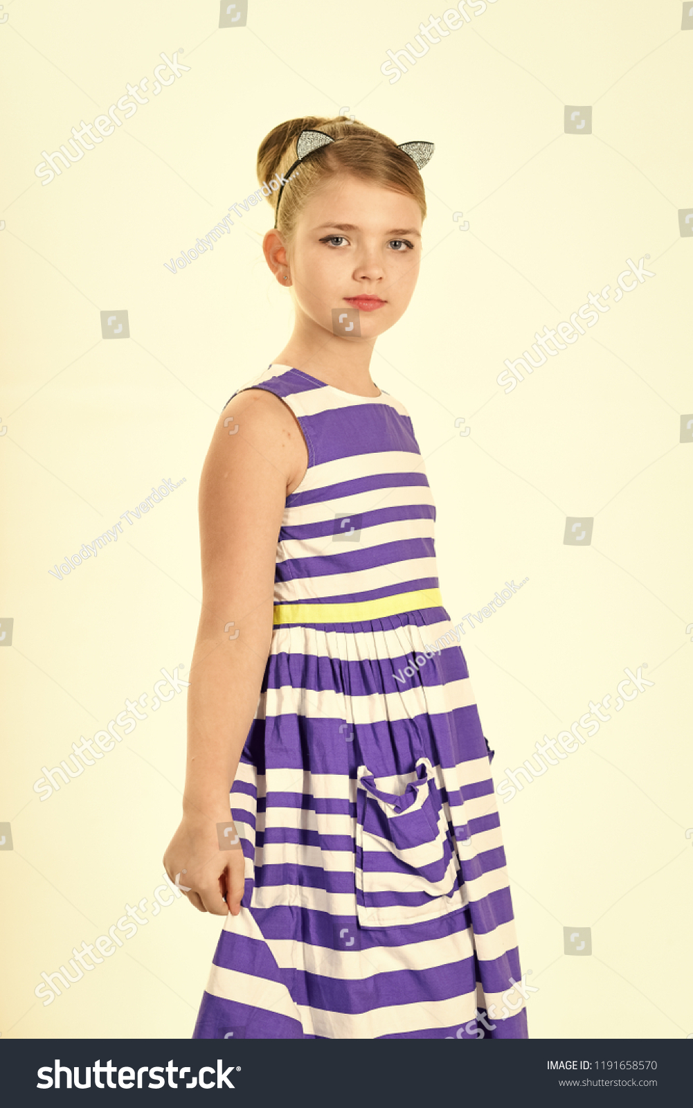 Beauty Fashion Pinup Style Childhood Beauty Stock Photo Edit Now