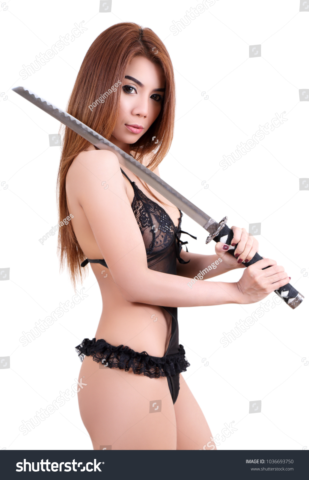 woman in sexy clothes