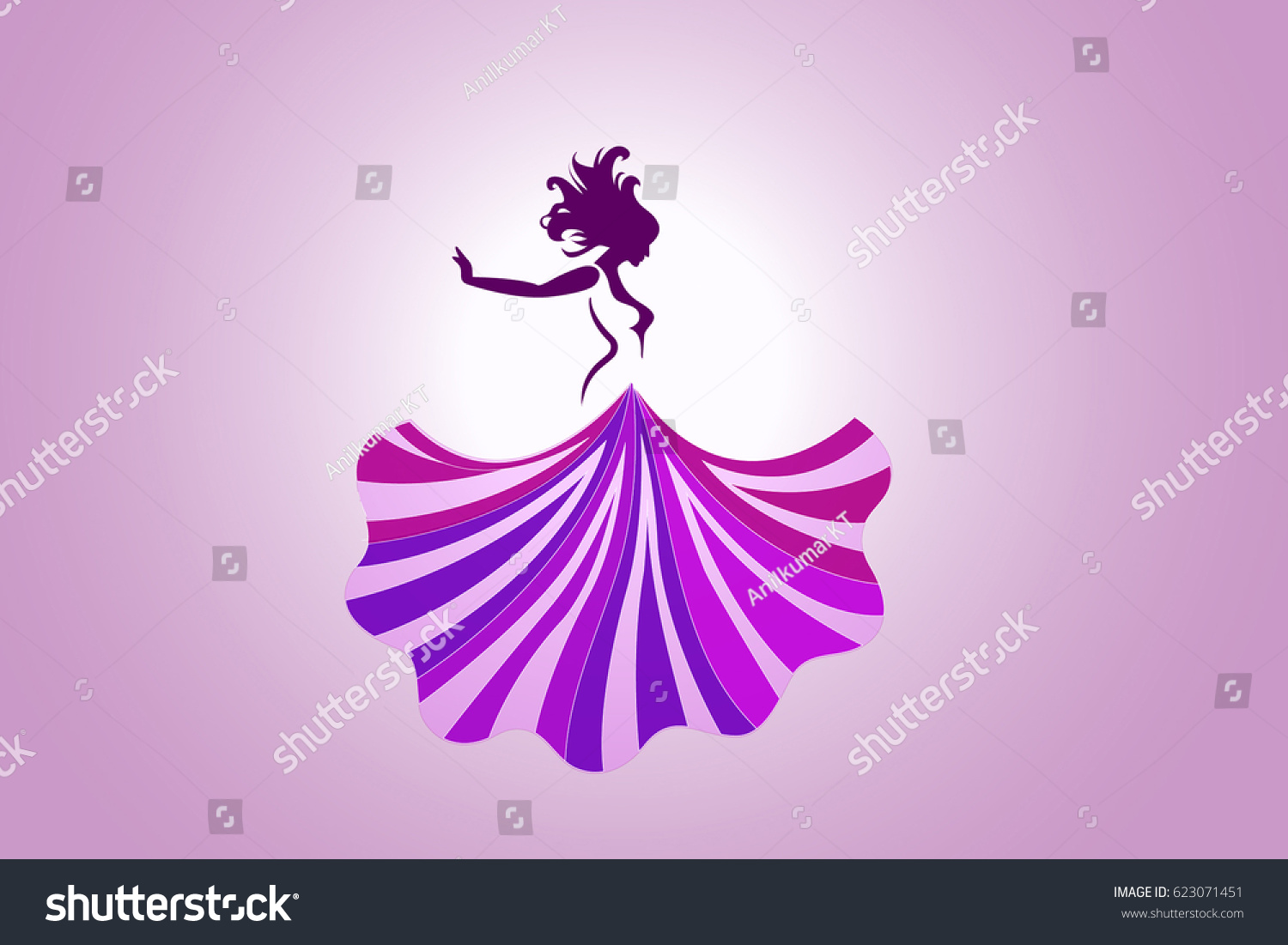 Beauty Female Logo Design Creative Women Stock Illustration 623071451