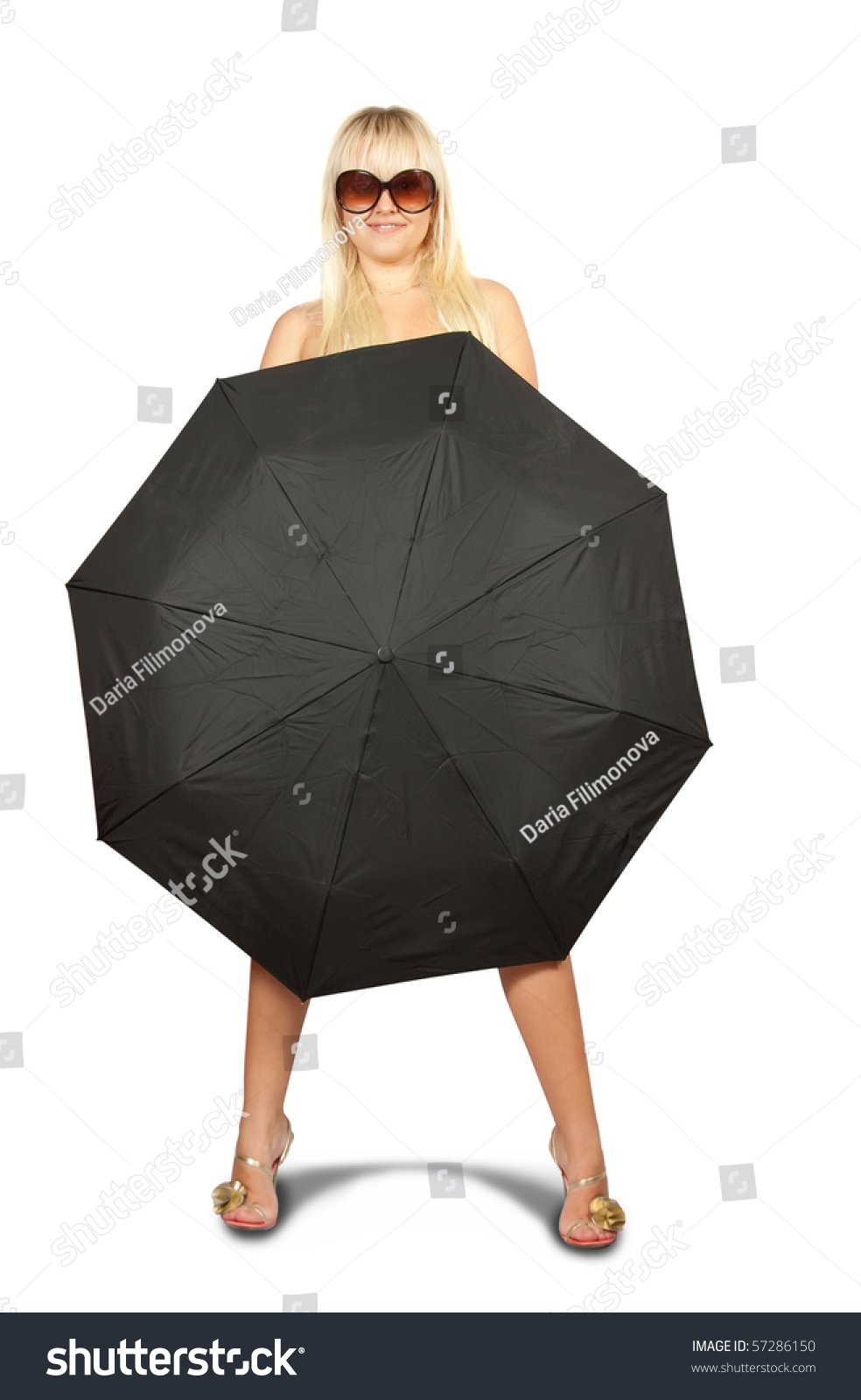 Umbrella Naked Girl Telegraph