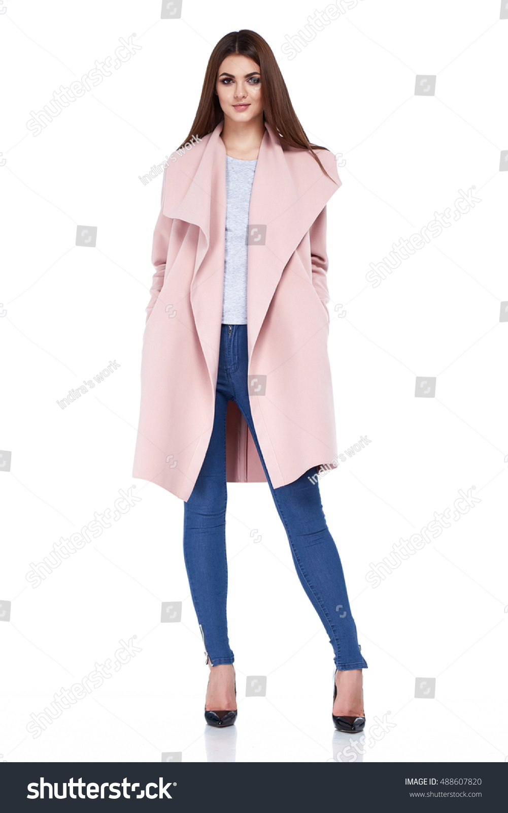 Beauty Yang Woman Lady Wear Casual Stock Photo Edit Now