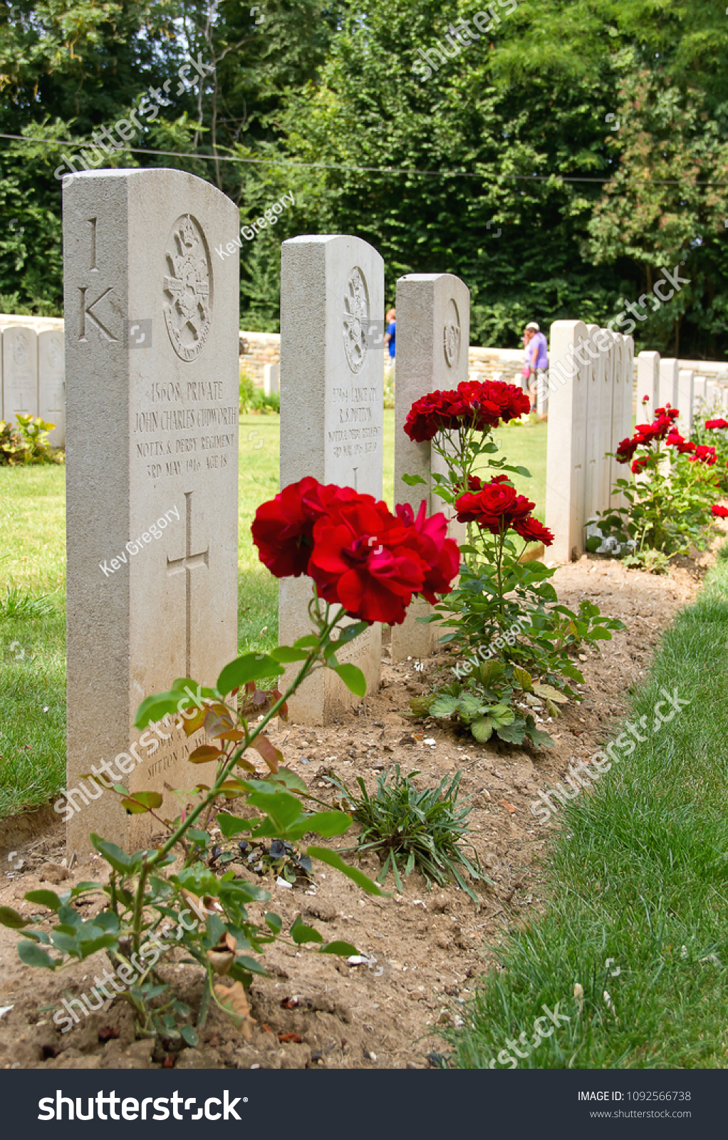 Becordelbecourt Somme France August 7 2015 Stock Photo Edit Now