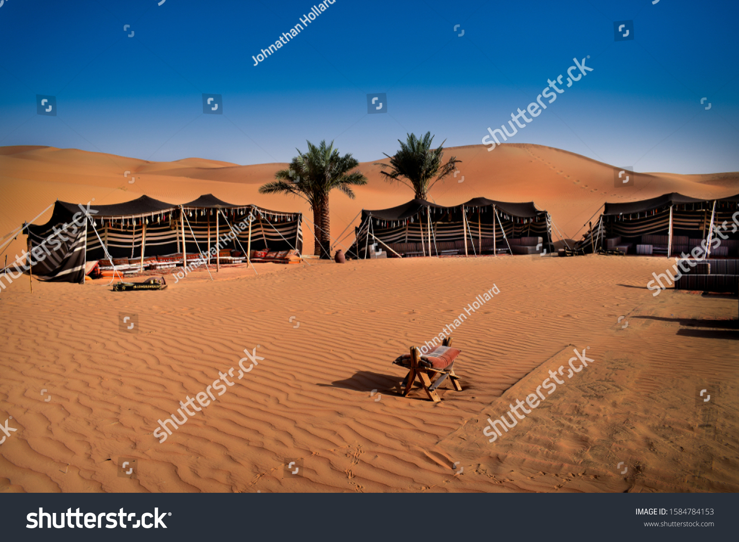 Bedouin Tent Camp United Arab Emirates Stock Photo 1584784153 ...