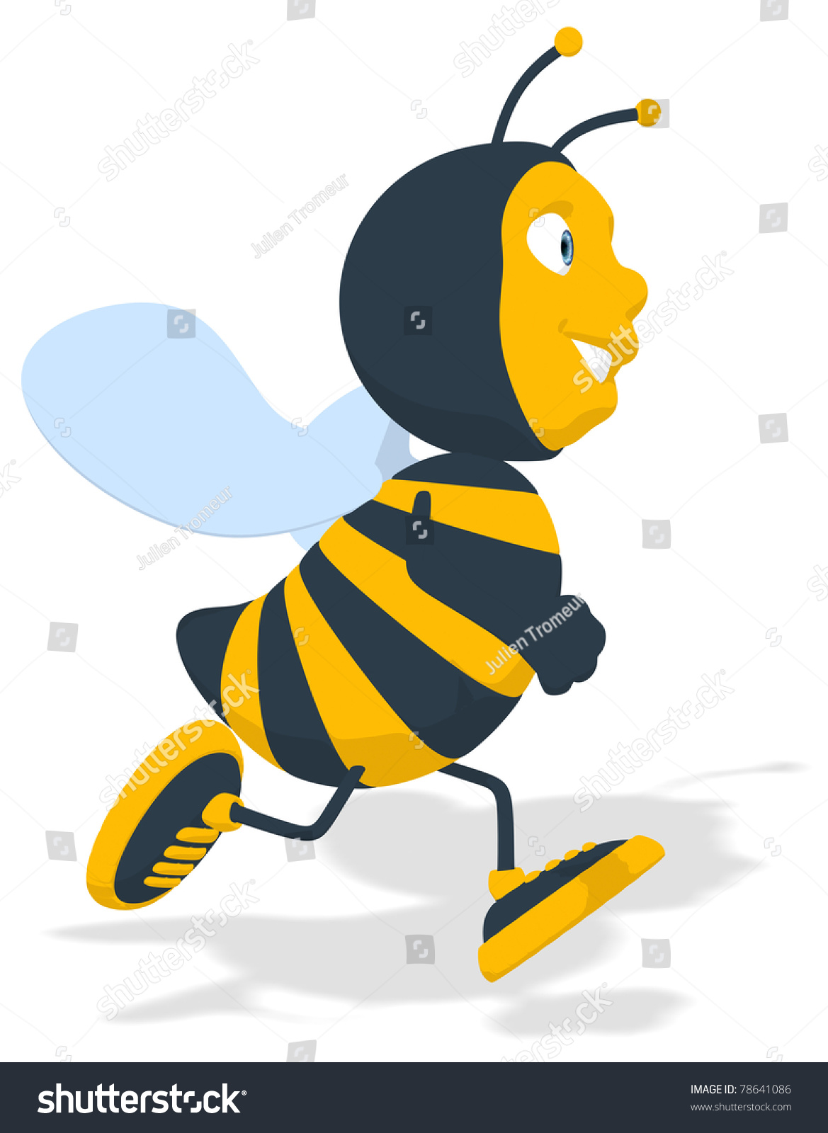 Bee Stock Illustration 78641086 - Shutterstock