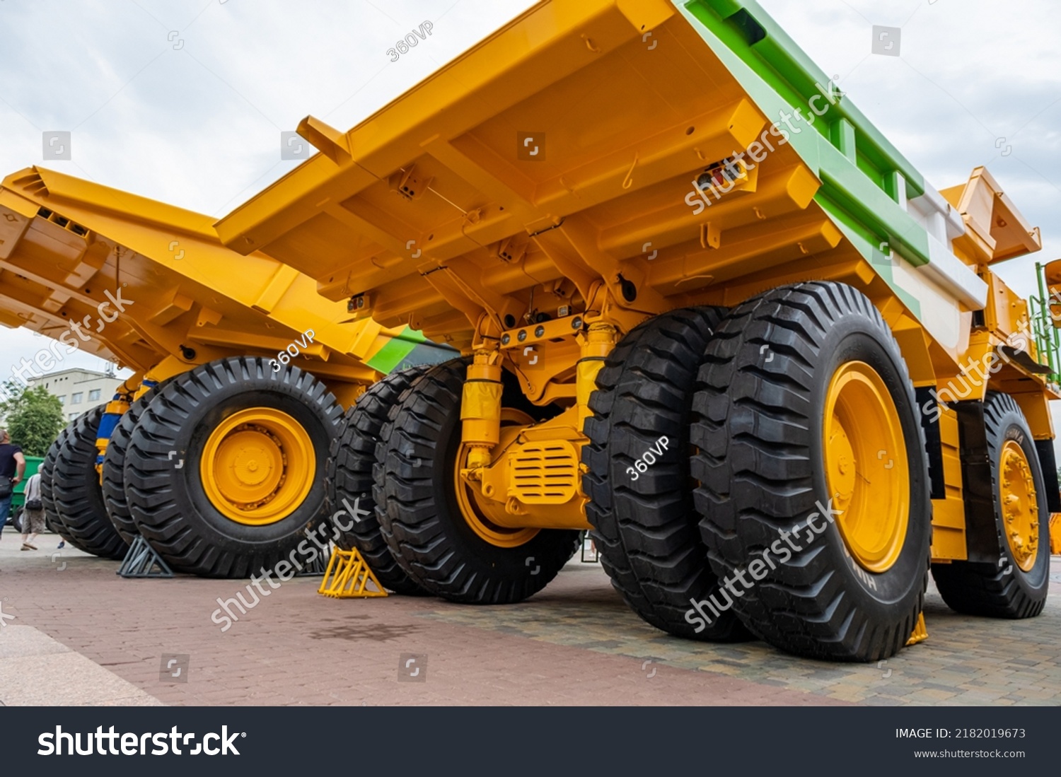 Belaz Mining Trucks Construction Truck Parts Stock Photo 2182019673 ...