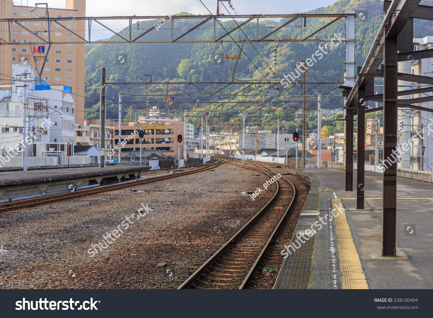 Beppu Oita Dec18 Rail Way Beppu Stock Photo Edit Now