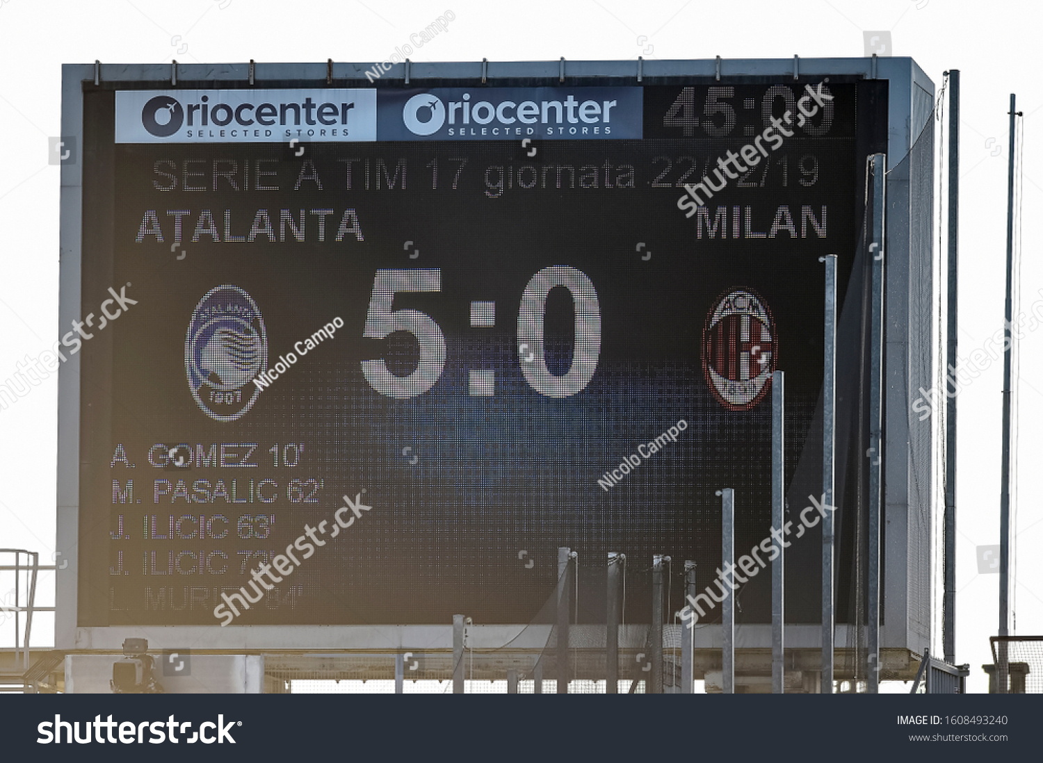 Bergamo Italy December 22 2019 Billboard Stock Photo Edit Now 1608493240