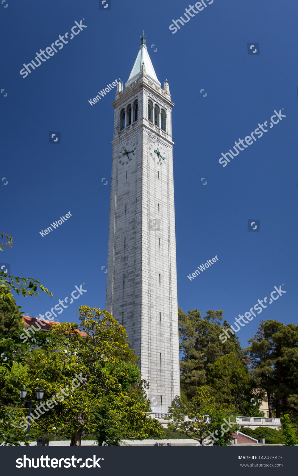 Berkeley, Ca/Usa - June 15: Historic Sather Tower Overlooking The ...