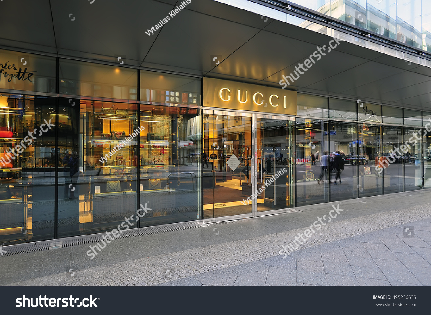 Berlingermanyapril 28 Gucci Fashion Store Photo (Edit 495236635