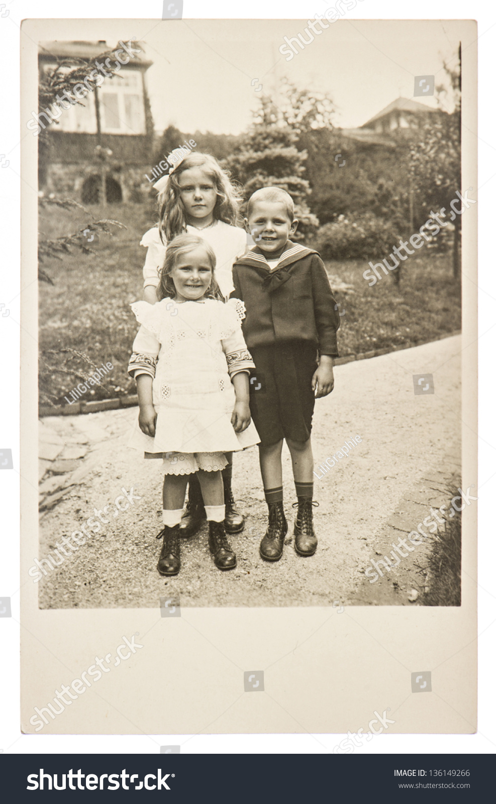 Berlin Germany Circa 1916 Group Children Stock Photo Edit Now