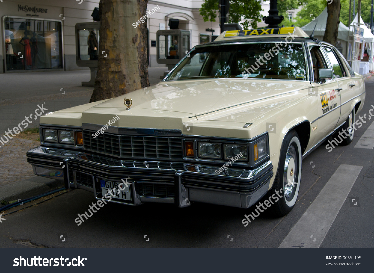 Berlin - May 28: Cadillac Fleetwood Brougham (Taxi), The Exhibition ...