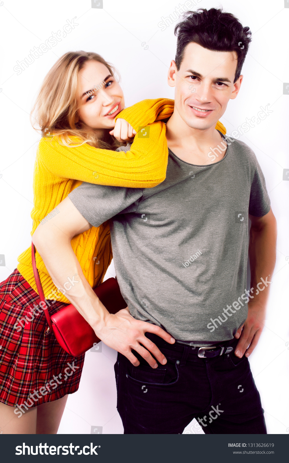 Best Friends Teenage Couple Girl Boy Stock Photo Edit Now