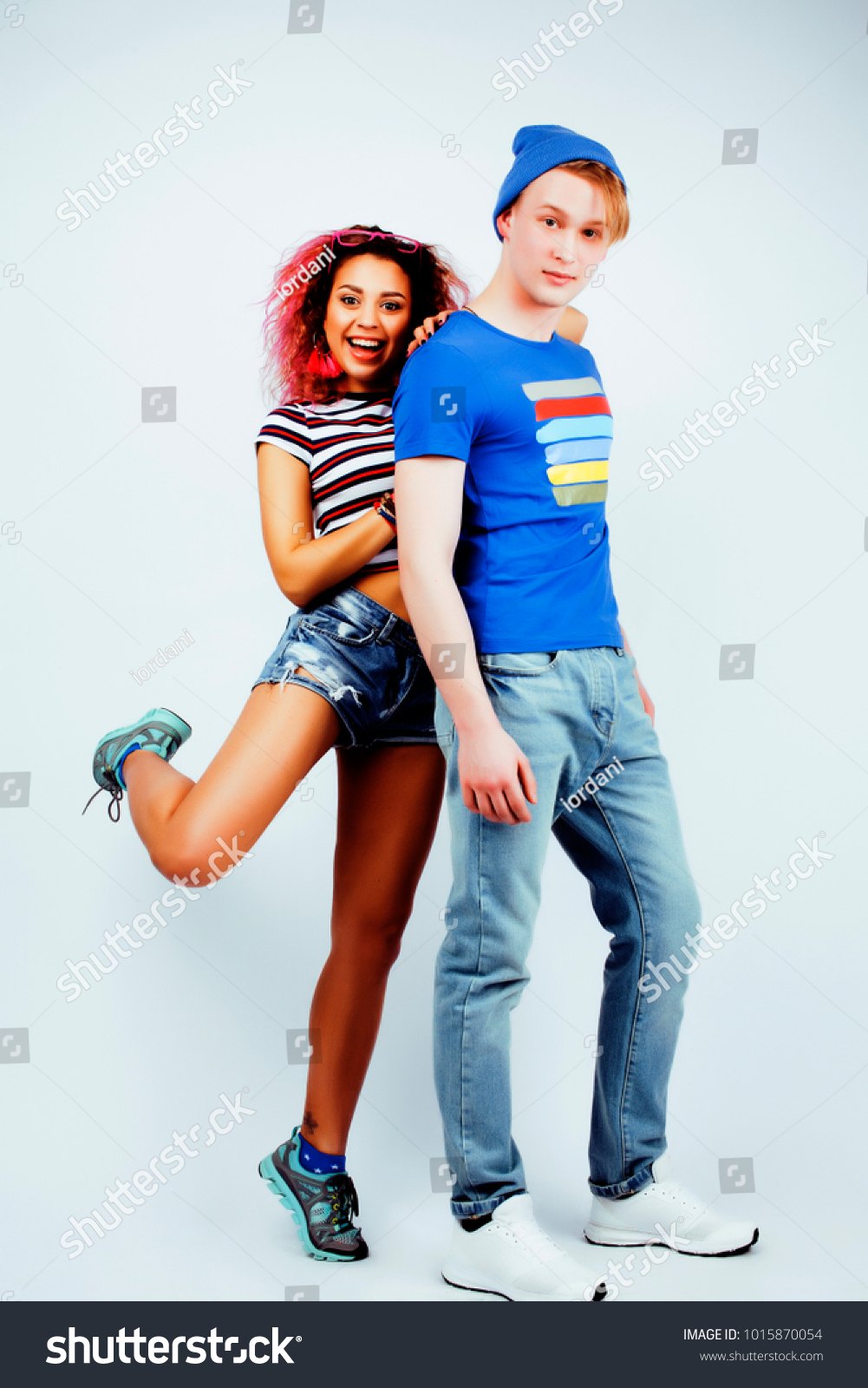 Best Friends Teenage Girl Boy Together Stock Photo Edit Now