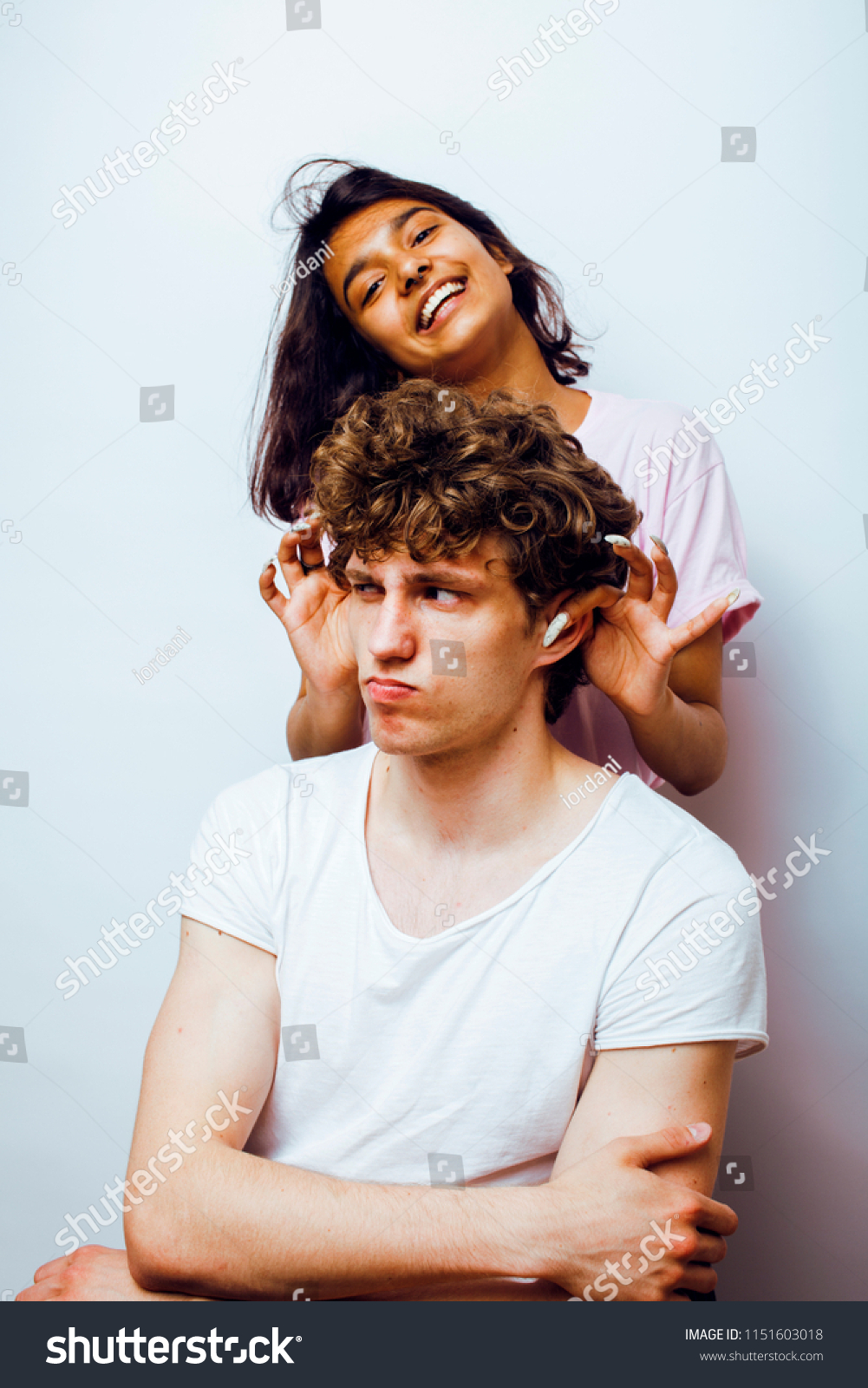 Best Friends Teenage Girl Boy Together Stock Photo Edit Now