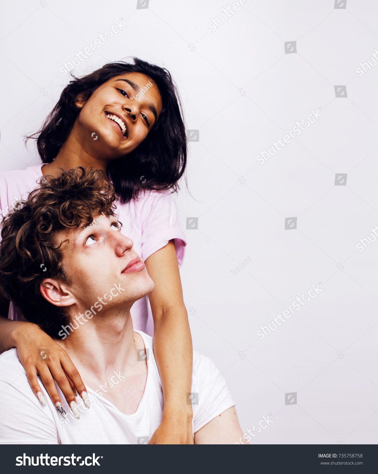 Best Friends Teenage Girl Boy Together Stock Photo Edit Now