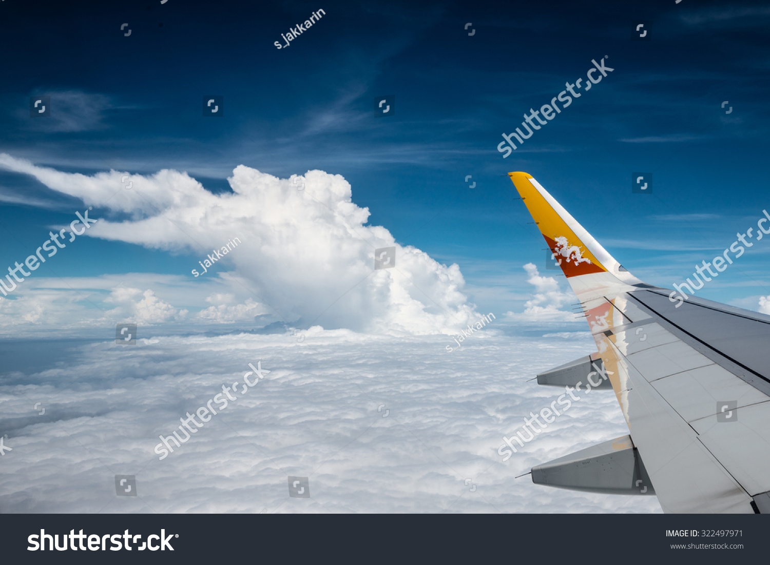 Bhutan National Airline Druk Air While Stock Photo Edit Now