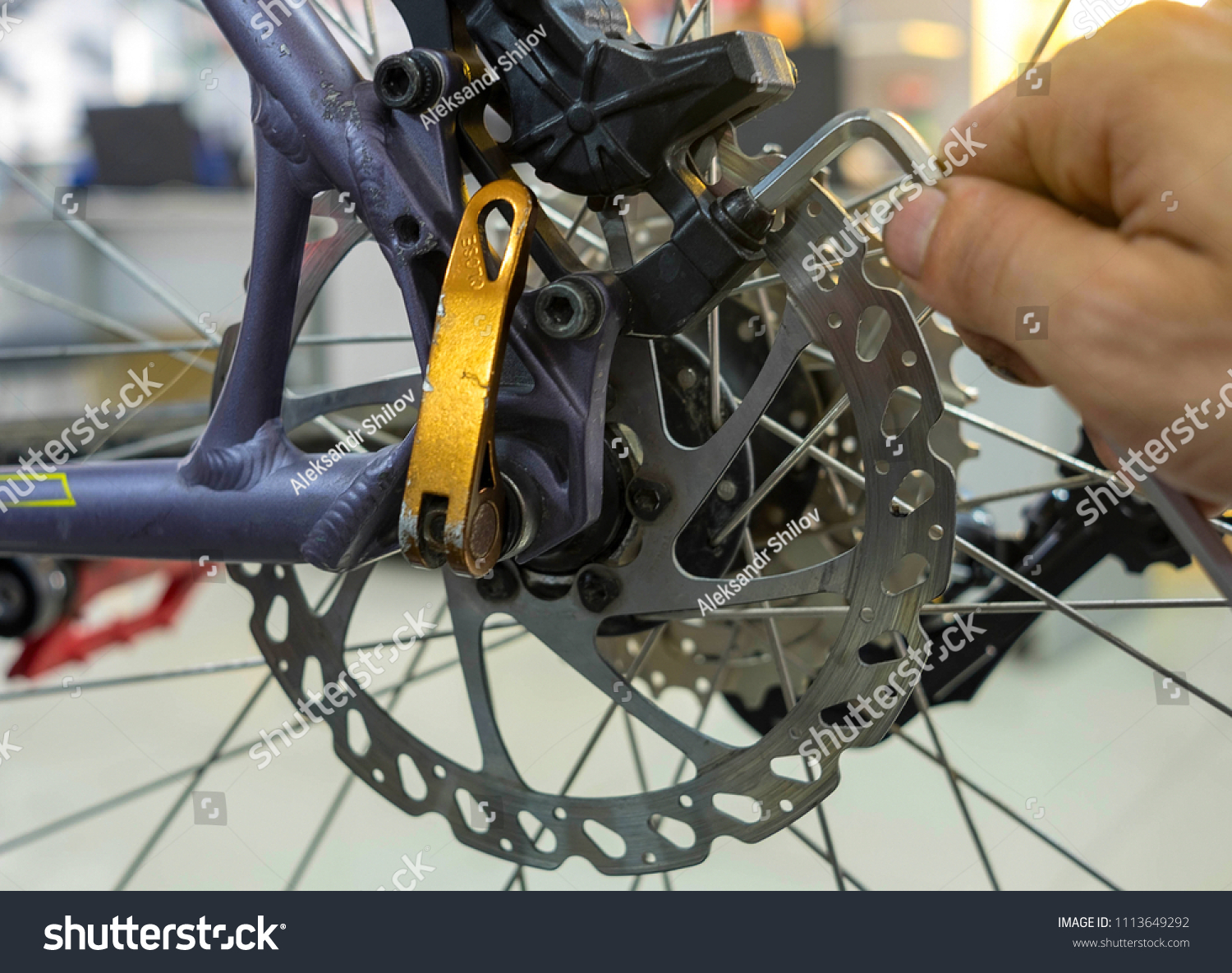 repairing bicycle brakes