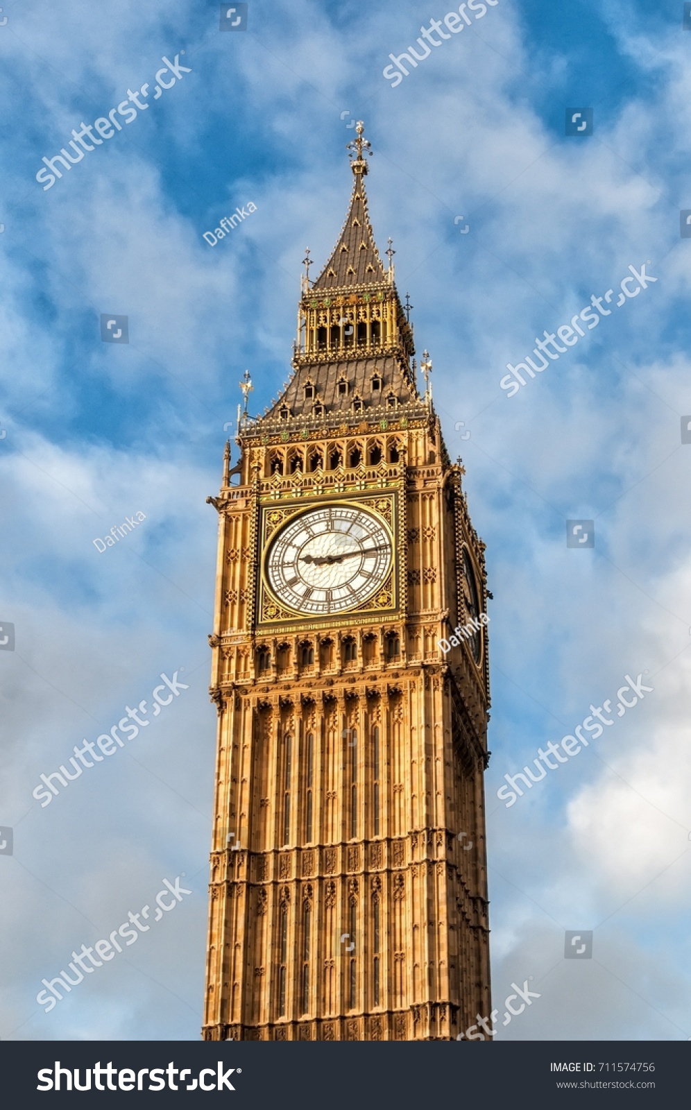 Big Ben Nickname Great Bell Clock Stock Photo 711574756 - Shutterstock