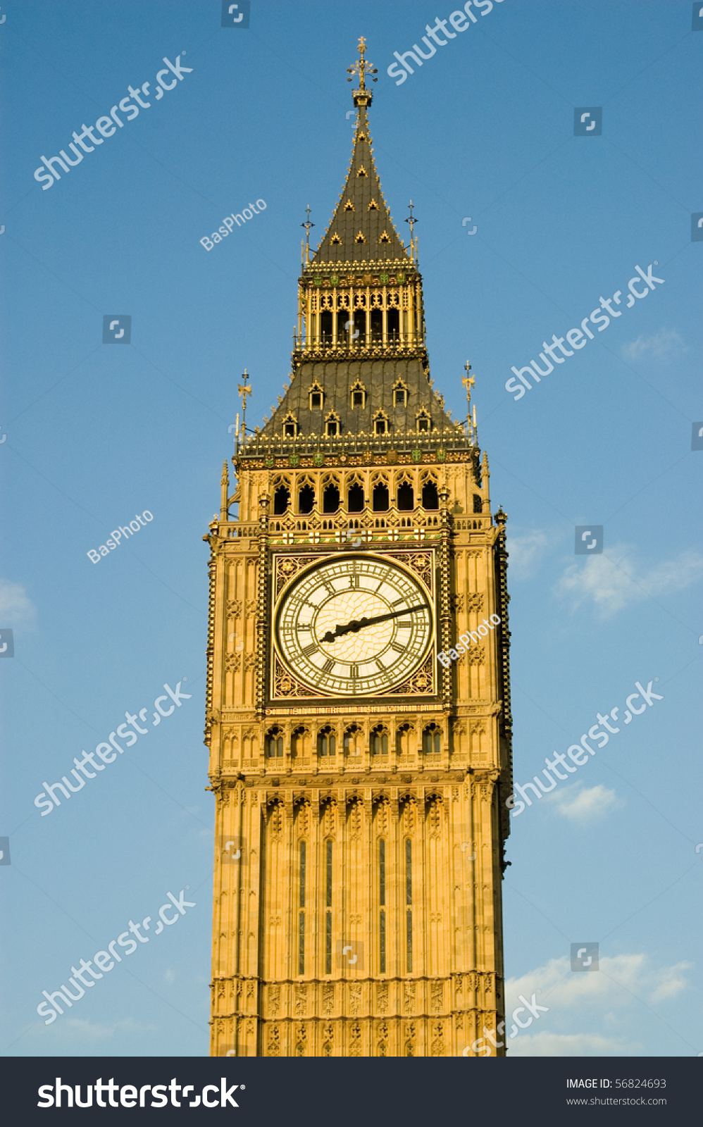 Big Ben Westminster London Tall Bell Stock Photo 56824693 - Shutterstock