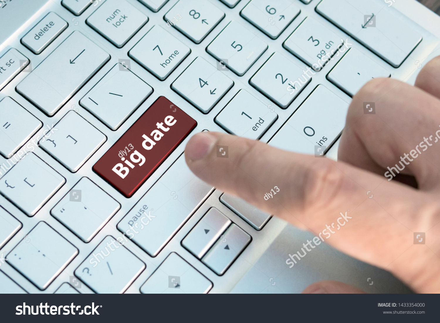 Big Data Button On White Keyboard Stock Photo Edit Now