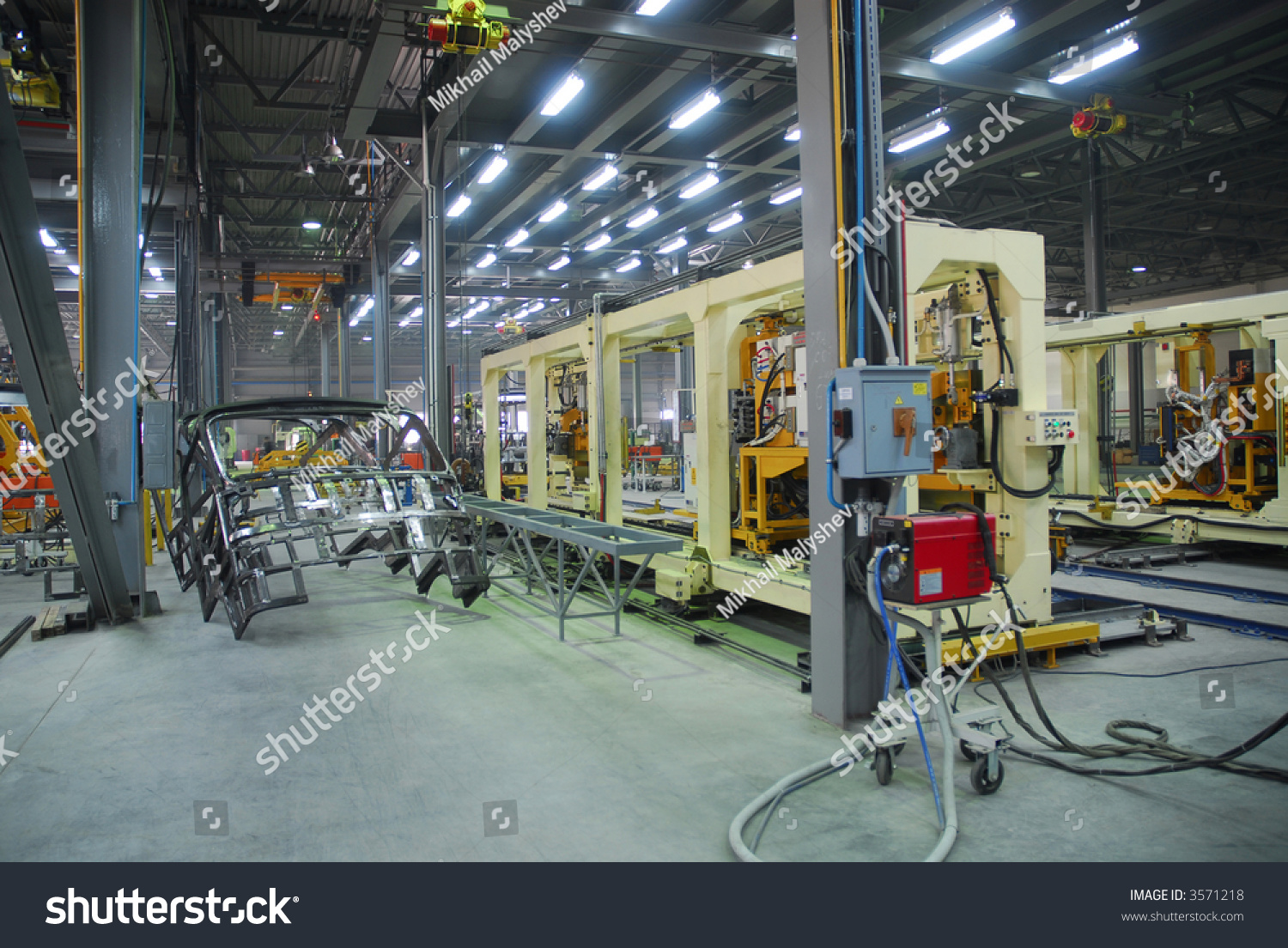 Big Factory With A Lot Of Machine Tools. 15 Stock Photo 3571218 ...