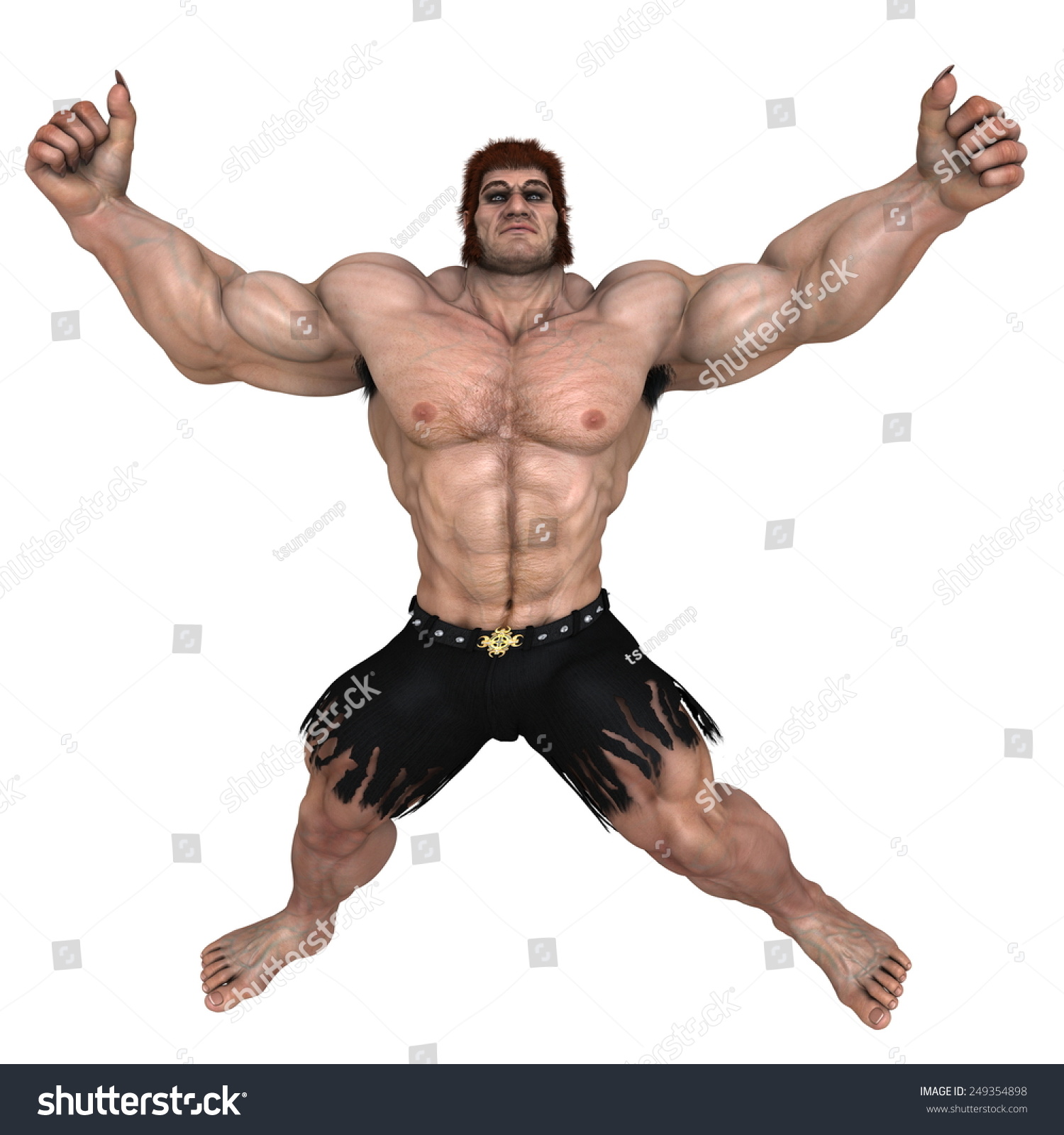 Big Man Stock Illustration