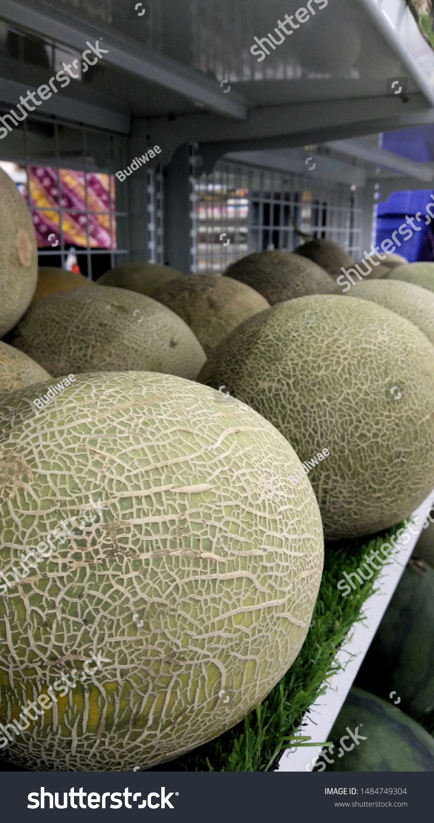 Big Melons Mini Market Stock Photo Edit Now