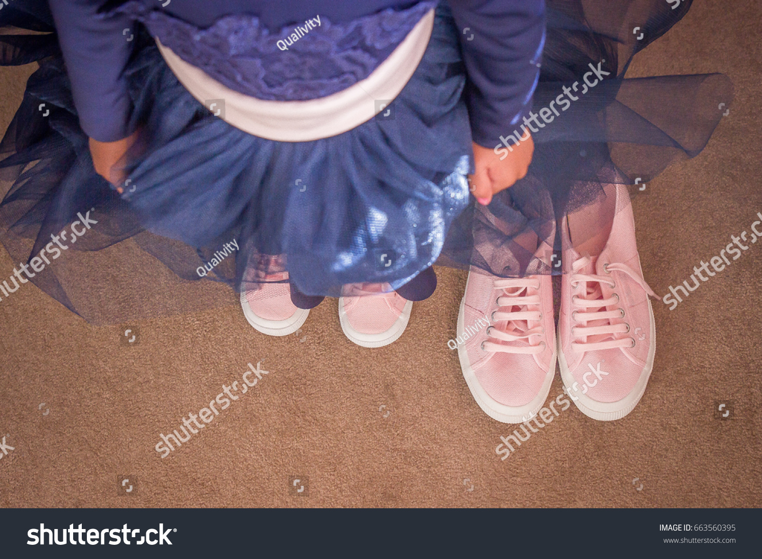 little girl blue shoes
