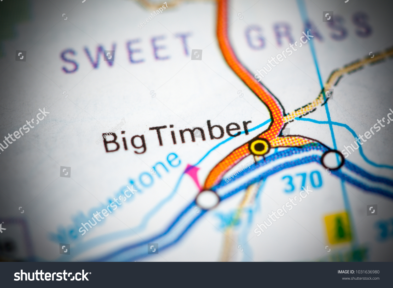 Big Timber Montana Map Big Timber Montana On Map Stock Photo 1031636980 | Shutterstock