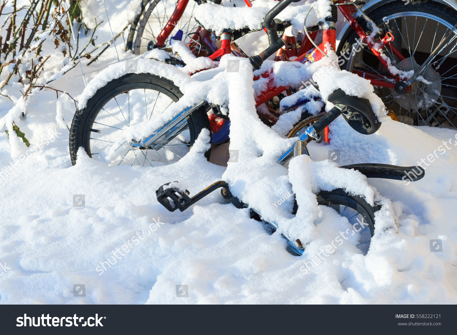 kids snow bike