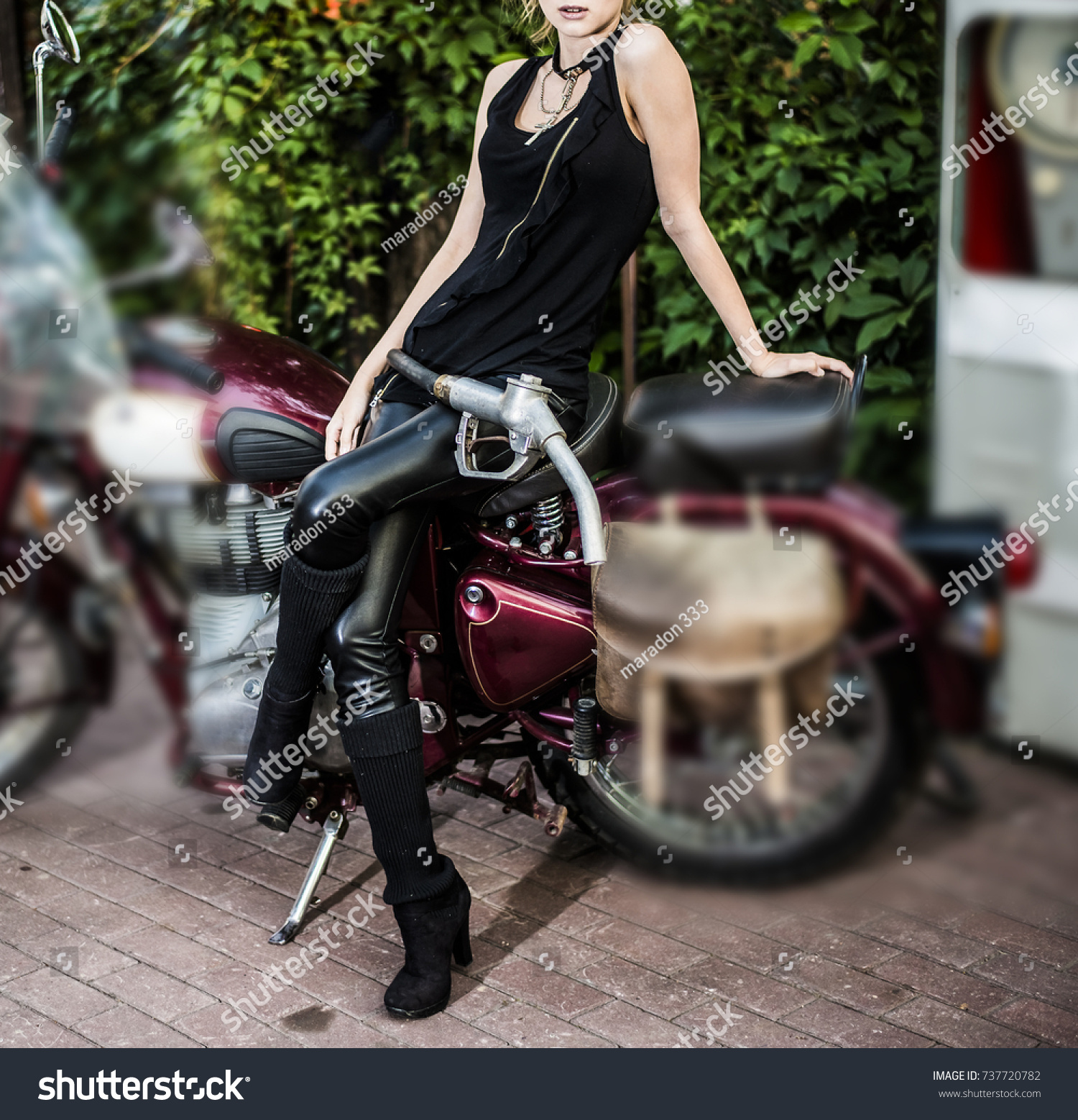 biker girl boots