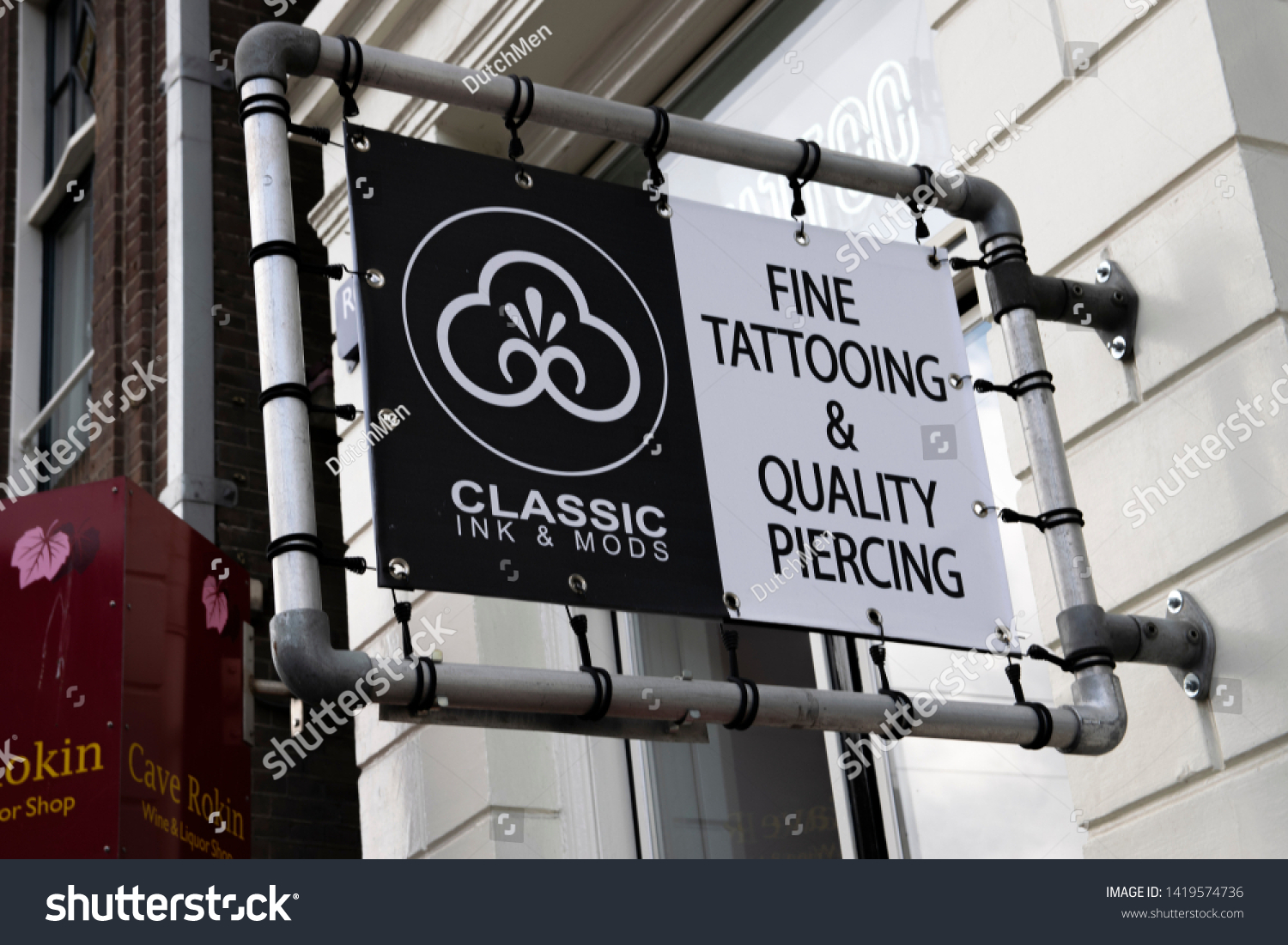 Billboard Classic Ink Mods Tattoo Shop Stock Photo Edit Now 1419574736