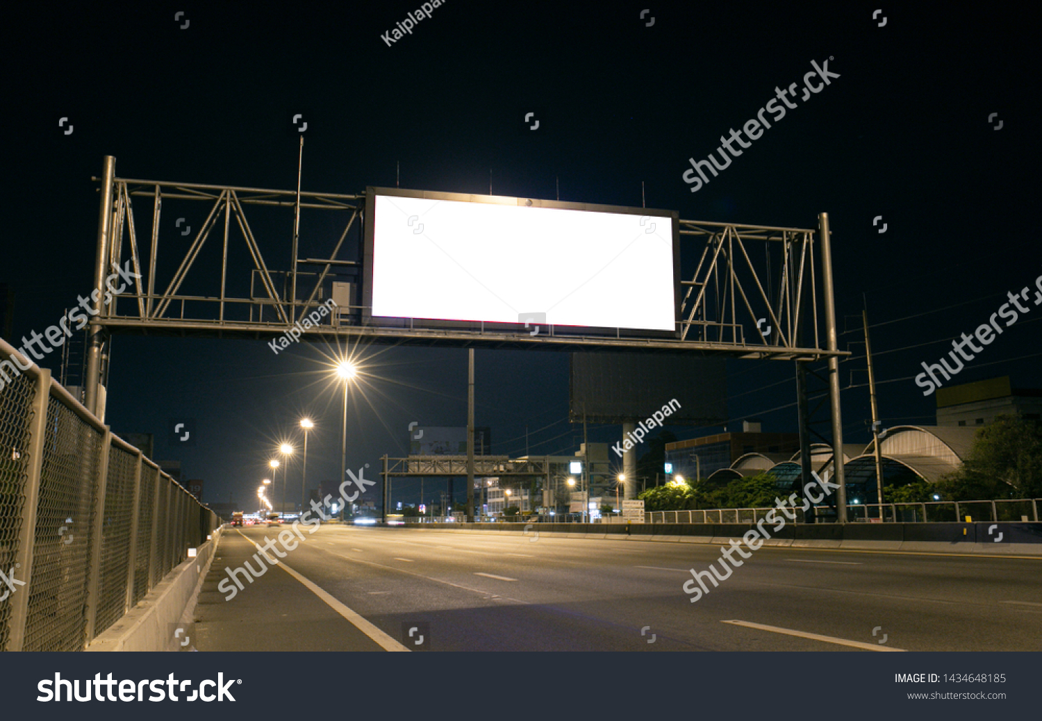 Download Billboard Mockup Outdoors Outdoor Advertising Poster Stock Photo Edit Now 1434648185