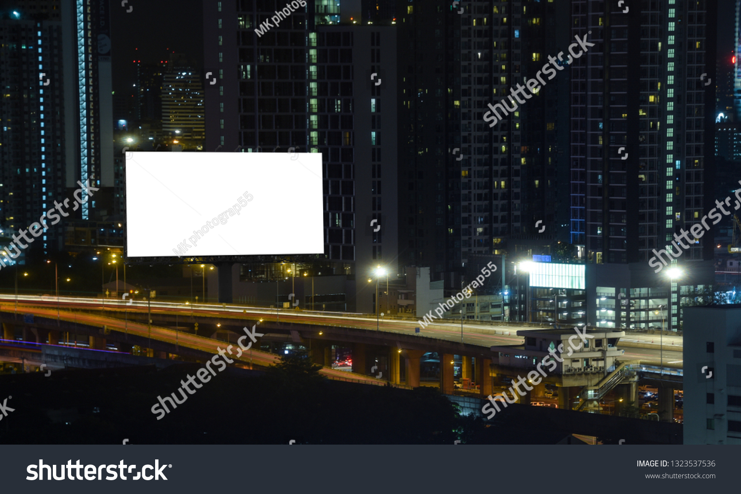 Download Billboard Mockup Outdoors Outdoor Advertising Poster Stock Photo Edit Now 1323537536