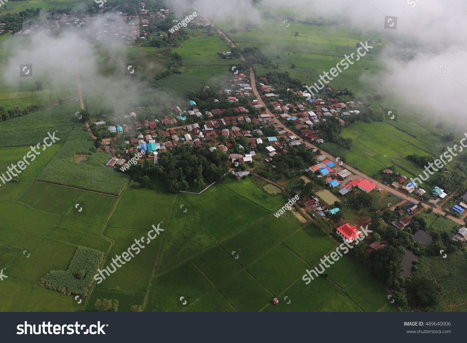 Birds Eye View Earth Stock Photo 489640006 | Shutterstock