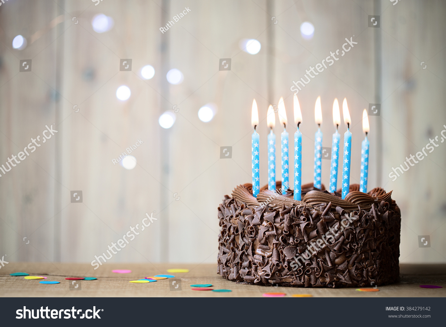 Birthday Cake Stock Photo 384279142 : Shutterstock