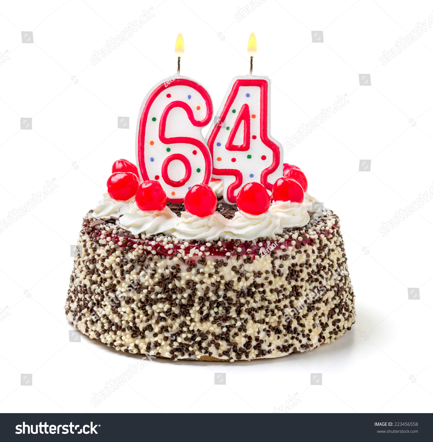 64th Birthday Cake 7683