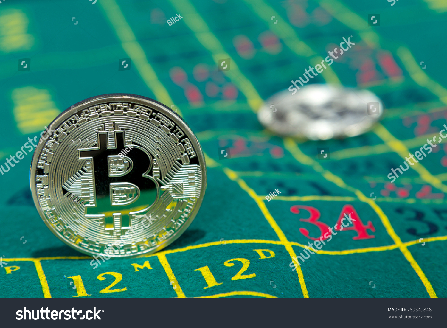 Bitcoin Roulette Casino Stock Photo Edit Now