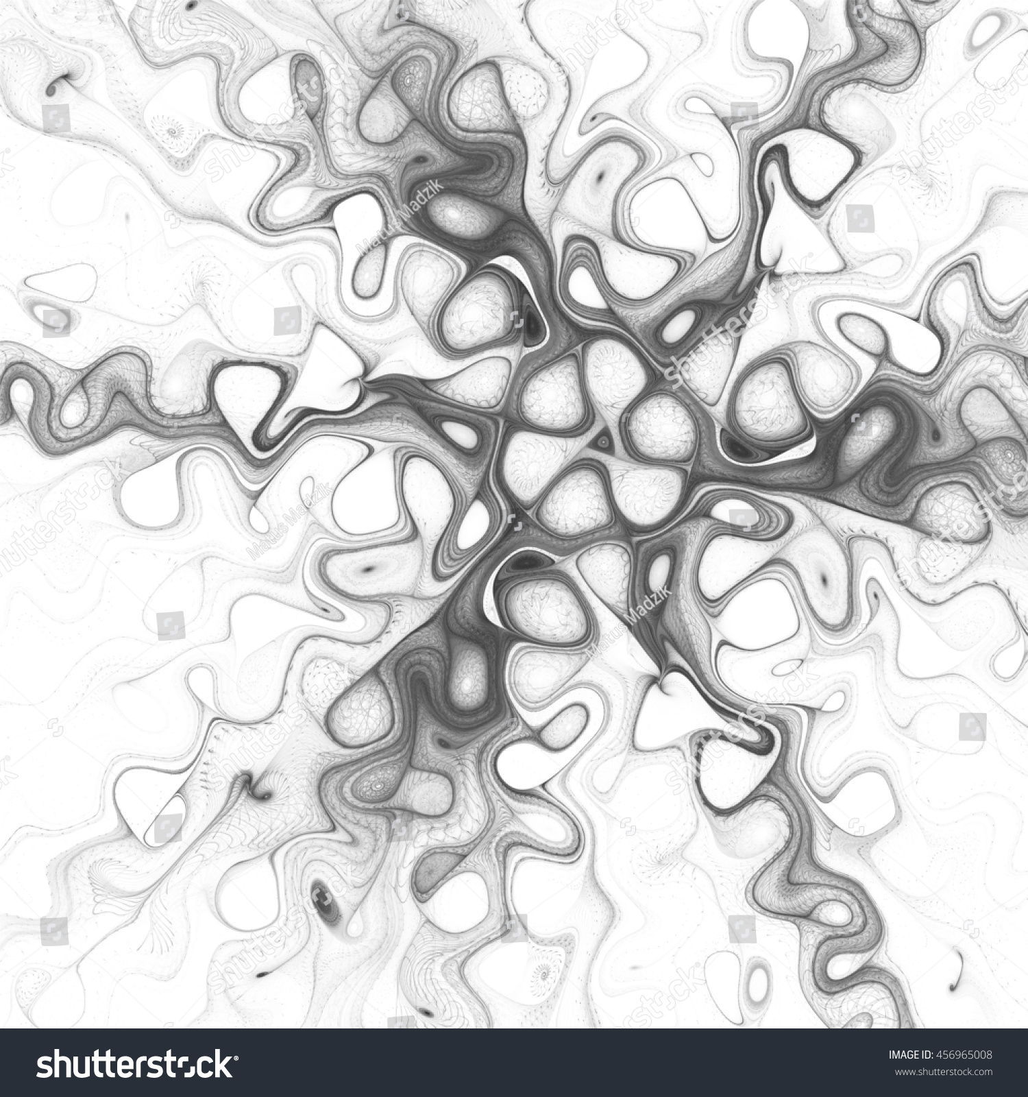 Black White Abstract Art Wallpaper Stock Illustration 456965008 ...